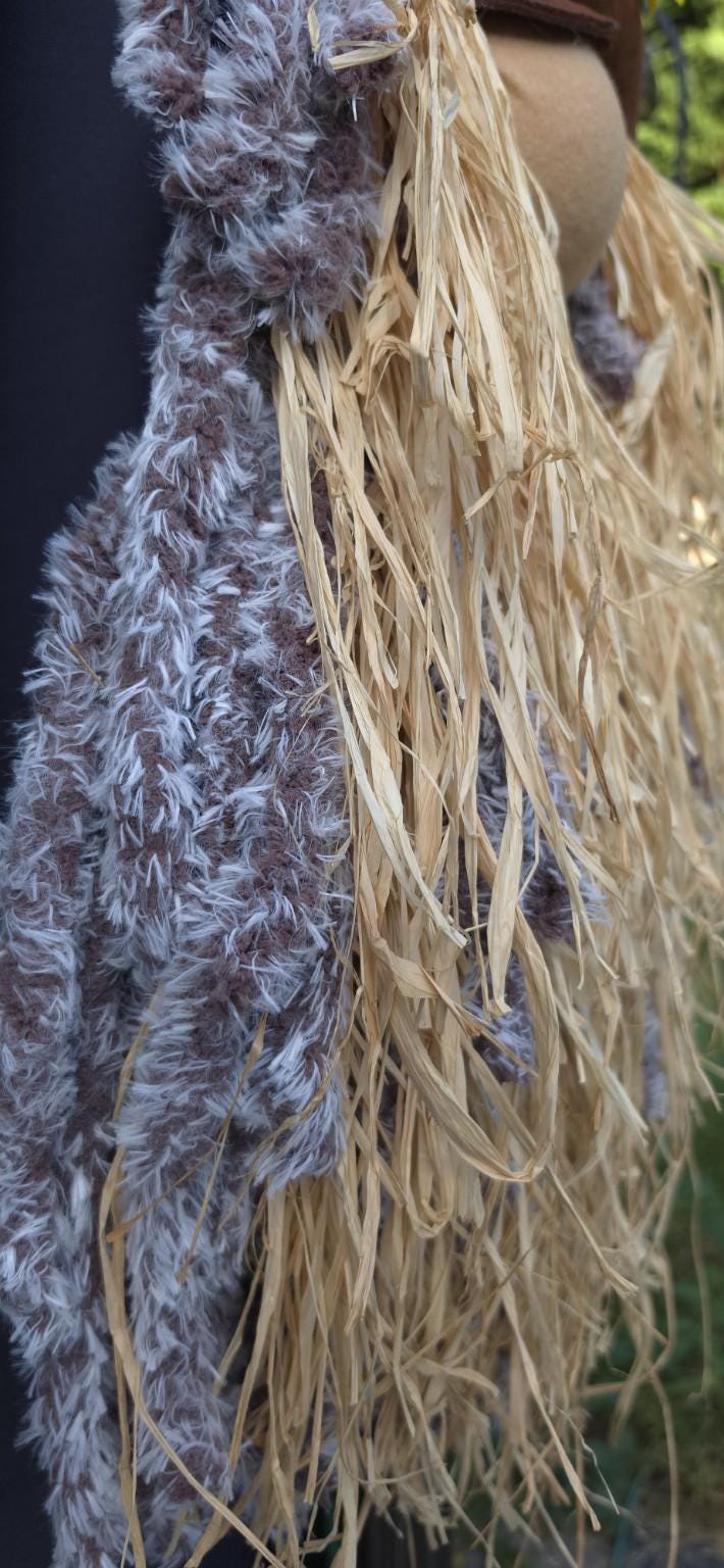 Handmade Fall Scarecrow Gnome Door Hanger, Rustic Brown Hat Sunflower, Country Farmhouse Decor